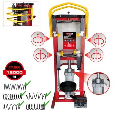 KS TOOLS Upínacie zariadenie, sžahovák pružín 500.8800 1