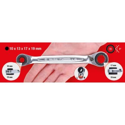 KS TOOLS Obojstranný račňový očkový kľúč 5034565 1