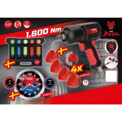 KS TOOLS Súprava rázového uťahováka (stlačený vzduch) 5151205 1