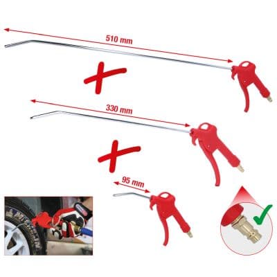 KS TOOLS Vysávacia/fúkacia pištoľ (stlačený vzduch) 5151921 1