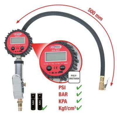 KS TOOLS Pneuhustič s manometrom 5151970 1