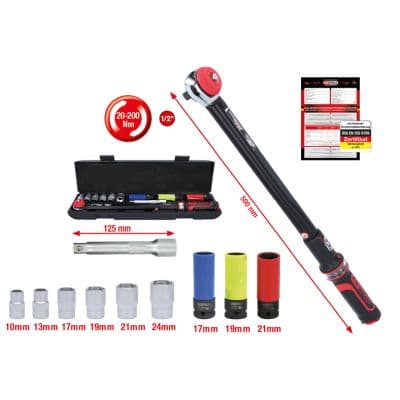 KS TOOLS Momentový kľúč - sada 516.2400 1