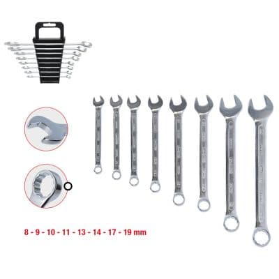 KS TOOLS Sada očkových a vidlicových kľúčov 517.0048 1