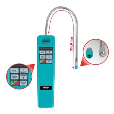 KS TOOLS Sada na vyhľadávanie netesností klimatizácie 5501192 1