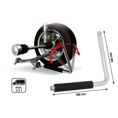 KS TOOLS Tester vôlí kĺbou, nápravy 700.1465 1
