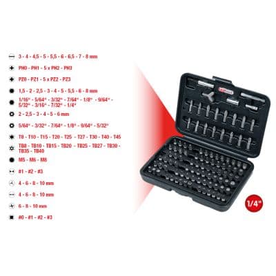 KS TOOLS Sada, skrutkovac-nadstavec(Bits) 9112026 1