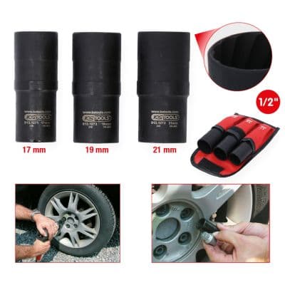 KS TOOLS Sada kovaných nástrčkových kľúčov 913.1270 1