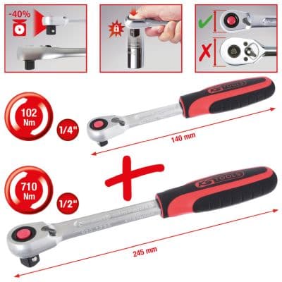 KS TOOLS Sada prepínacích rační 9200002 1