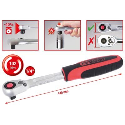 KS TOOLS Prepínacia račňa 9201490 1