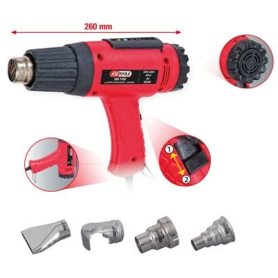 KS TOOLS Teplovzdužný fén 9601190 1