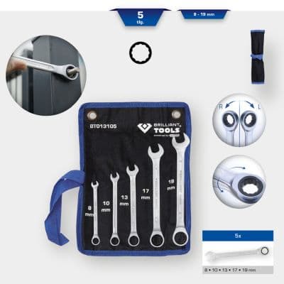 KS TOOLS Sada račňových očkových kľúčov BT013105 1