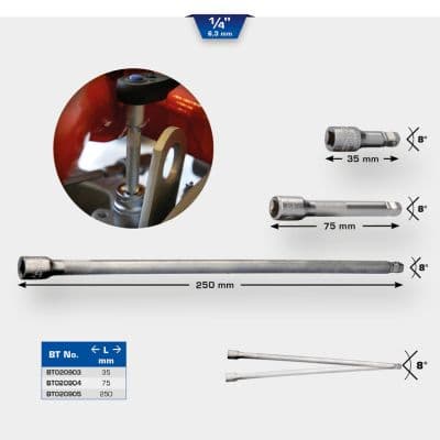 KS TOOLS Predĺženie, nástrčkový kľúč BT020904 1