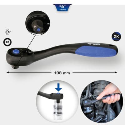KS TOOLS Prepínacia račňa BT021900 1