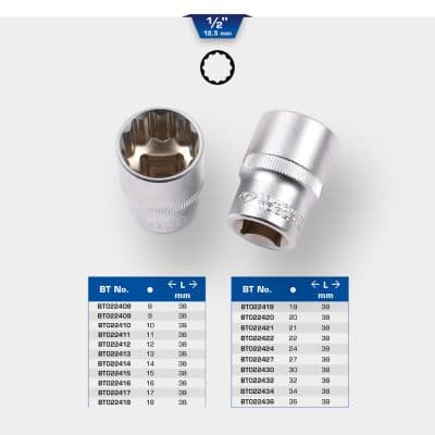 KS TOOLS Sada nástrčkových kľúčov BT022424 1