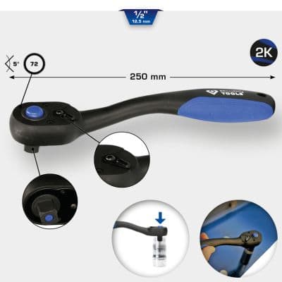 KS TOOLS Prepínacia račňa BT022900 1