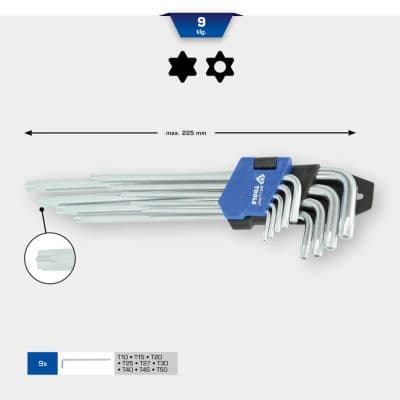 KS TOOLS Sada uhlových skrutkovačov BT044019 1
