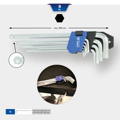 KS TOOLS Sada uhlových skrutkovačov BT045019 1