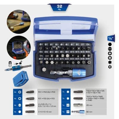 KS TOOLS Sada, skrutkovac-nadstavec(Bits) BT053032 1