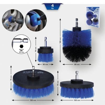 KS TOOLS Kotúčová kefa, Vŕtačka BT103110 1