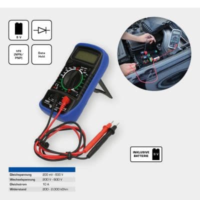 KS TOOLS Multimeter - Univerzálny merací prístroj BT122900 1