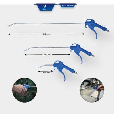 KS TOOLS Vysávacia/fúkacia pištoľ (stlačený vzduch) BT160500 1