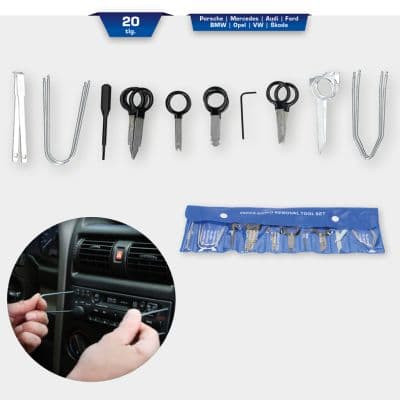 KS TOOLS Sada náradí na montáž/demontáž rádia BT511200 1