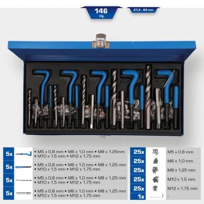 KS TOOLS Sada náradia pre rezanie závitov BT541150 1