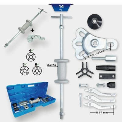 KS TOOLS Sada naradia na montaz, naboj/lozisko kolesa BT671300 1