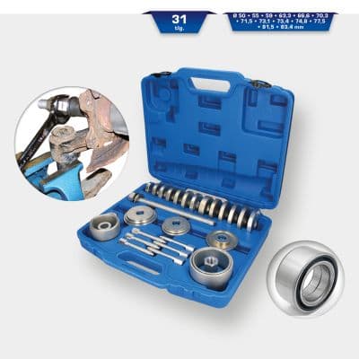 KS TOOLS Sada naradia na montaz, naboj/lozisko kolesa BT671650 1
