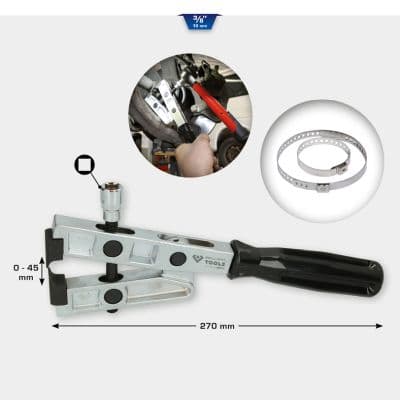 KS TOOLS Kliežte na hadicové spony BT676002 1