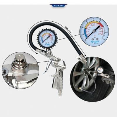 KS TOOLS Pneuhustič s manometrom BT691019 1
