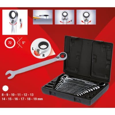 KS TOOLS Vidlicovo račňový kľúč - sada 503.4665 1