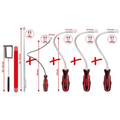 KS TOOLS Dielenský magnet 550.1090 1