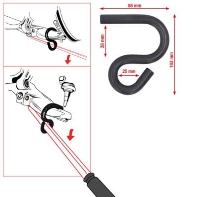 KS TOOLS Univerzálna páka na nápravy 700.1499 1