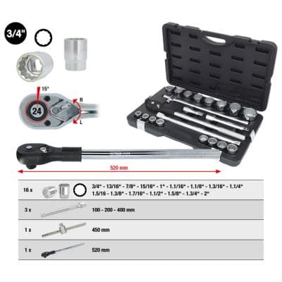 KS TOOLS Nástrčkový nádstavec 911.0751 1
