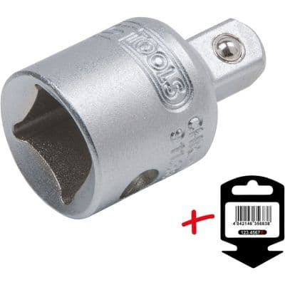 KS TOOLS Redukčný adaptér, račňa 911.3897-E 1