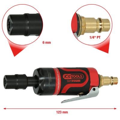 KS TOOLS Tyčová brúska (stlačený vzduch) 5155530 1