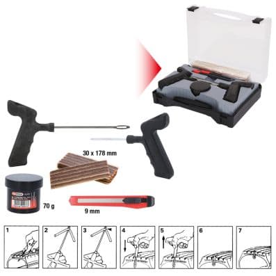 KS TOOLS Sada na vulkanizáciu pneumatík 150.1080 1