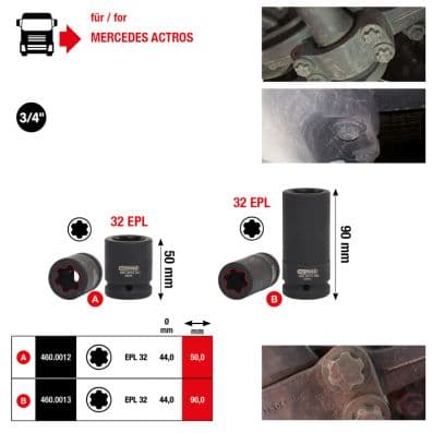 KS TOOLS Sada nástrčkových kľúčov 460.0013 1