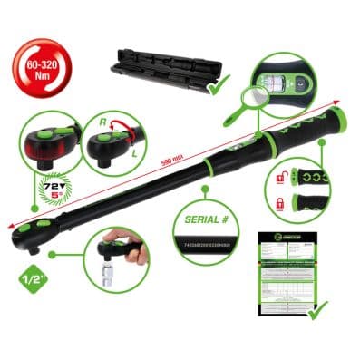 KS TOOLS Momentový kľúč 512.0025 1