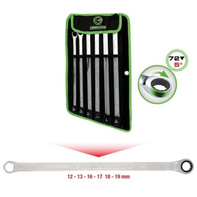 KS TOOLS Sada račňových očkových kľúčov 512.0205 1