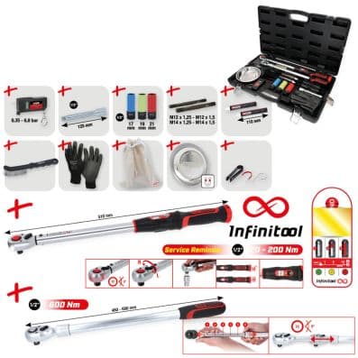 KS TOOLS Momentový kľúč - sada 516.2450 1