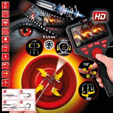 KS TOOLS Videoendoskop - sada 550.7580 1