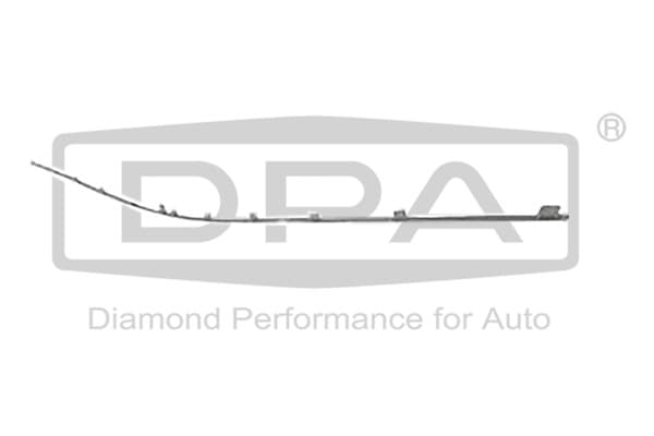 DPA Ozdobná/ochranná lišta nárazníka 88071875202 1