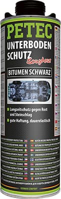 Bitúmenová hmota na spodok automobilov 1000 ml nádobka PETEC 73110  73110 1