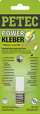 Univerzálne lepidlo so štetcom POWER ADHESIVE PETEC 93404 93404 1