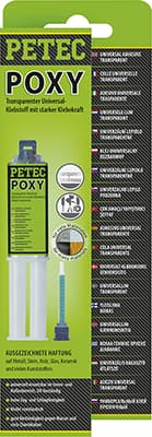 Dvojkomponentné epoxy-živicové lepidlo, 24 ml PETEC 98425  98425 1
