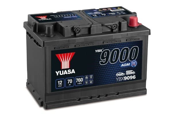 YUASA Trakčná batéria Yuasa YBX9000 12V 70Ah 760A  YBX9096 1