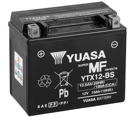 YUASA Štartovacia batéria YTX12BS 1