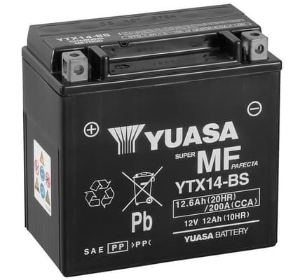 YUASA Štartovacia batéria YTX14BS 1